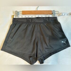 Black Puma athletic shorts, size XS